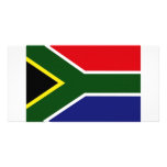 South Africa National Flag Photo Card Template