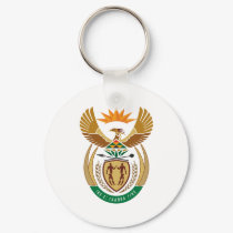 South Africa Official Coat Of Arms Heraldry Symbol keychains