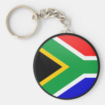 South Africa quality Flag Circle Key Chain