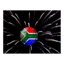 South Africa soccer ball flag fireworks poster posters