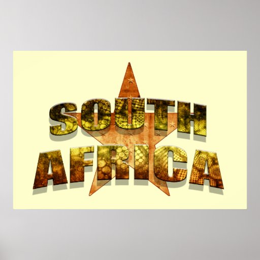 South Africa Star Poster for South Africans