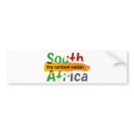 South Africa: the rainbow nation Bumper Stickers