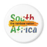 South Africa: the rainbow nation Refrigerator Magnets
