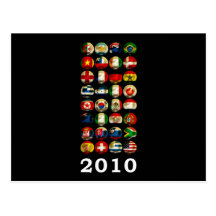 South Africa World Cup 2010 Postcard