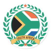 South Africa Wreath Sticker