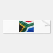 South African Flag Bumper Stickers