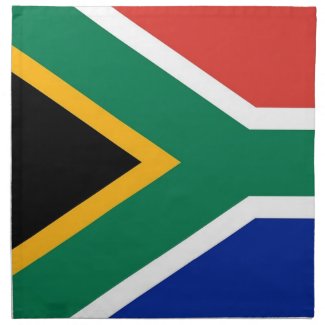 South African Flag on MoJo Napkin