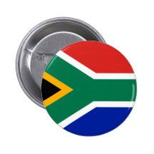 South African Flag Pinback Buttons