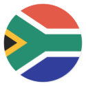 South African Flag stickers by LazGurl South African Flag stickers