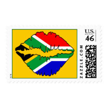 South African Kiss Postage Stamp