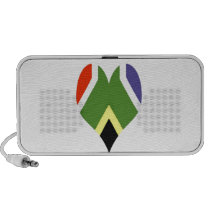 South African peace flag speakers
