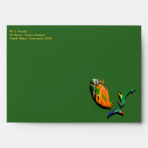 South African rugby bokke green gold envelopes