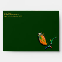 South African rugby bokke green gold envelopes