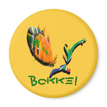 South African rugby fans & supporters magnets
