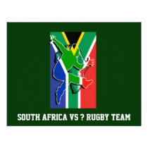 South African rugby invitations template invitations