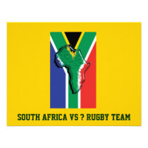 South African rugby invitations template invitations