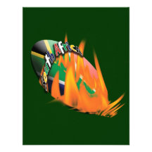 South African rugby invitations template
