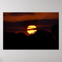 South African Sunset Poster