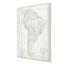 South America 3 Gallery Wrapped Canvas