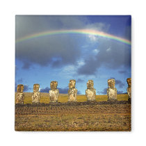 South America, Chile, Easter Island. The full Magnets