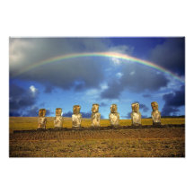 South America, Chile, Easter Island. The full Photographic Print