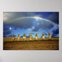South America, Chile, Easter Island. The full