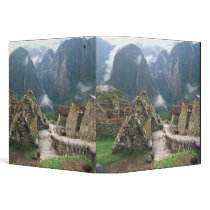 South America, Peru, Machu Picchu 3 Ring Binders