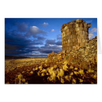 South America, Peru, near Lake Titicaca. Greeting Card