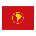 South America (Proposal) flag Card