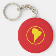 South America (Proposal) flag Keychains