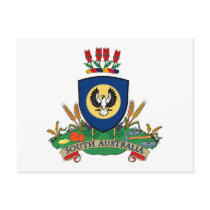 South Australia Coat of Arms Postcard by FlagTshirts South Australia Coat of Arms Postcard