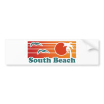 South Beach Bumper Sticker