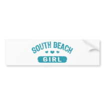 South Beach Girl Bumper Stickers