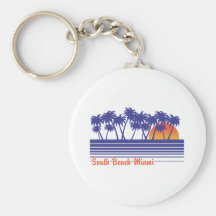 South Beach Miami Key Chains