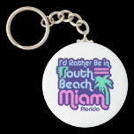 South Beach Miami Keychain