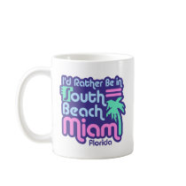 South Beach Miami Mugs