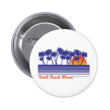 South Beach Miami Pin