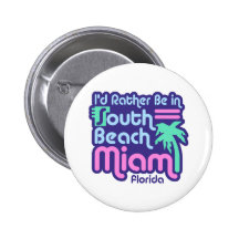 South Beach Miami Pins