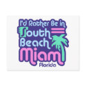 South Beach Miami postcards