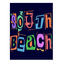 SOUTH BEACH POSTCARD