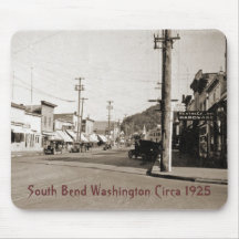 South Bend Washington circa 1925 Mouse Pad
