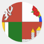 South Bohemian Region, Czech Round Sticker