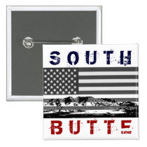 South Butte "Stars and Stripes" Button buttons