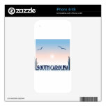 South Carolina Airbrush Sunset Skins For The iPhone 4S