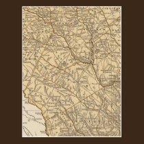 South Carolina Atlas Map postcards