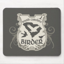South Carolina Birder mousepads by BirderGifts South Carolina Birder mousepads