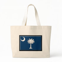 South Carolina Flag Canvas Bags