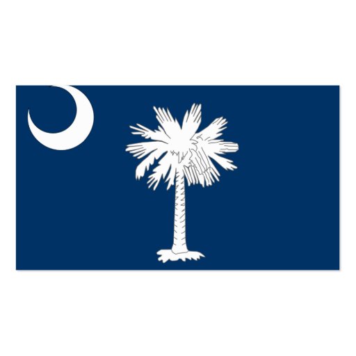 South Carolina Flag Business Card Templates (back side)