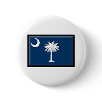South Carolina Flag Button