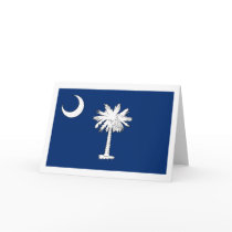 South Carolina Flag Greeting Card
